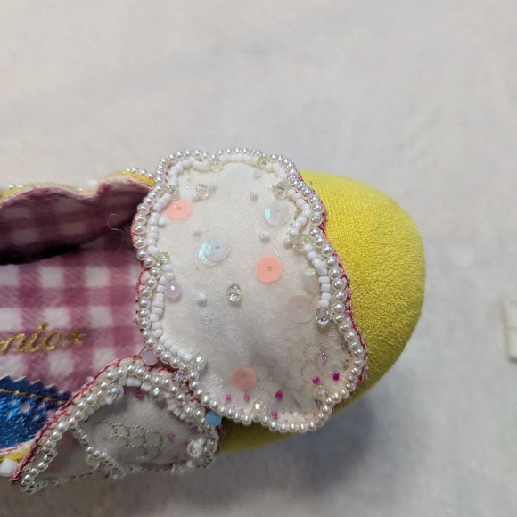 Irregular Choice Shirley Bass Yellow Rainbow Heels With Box - Size 6 - Picture 11 of 16